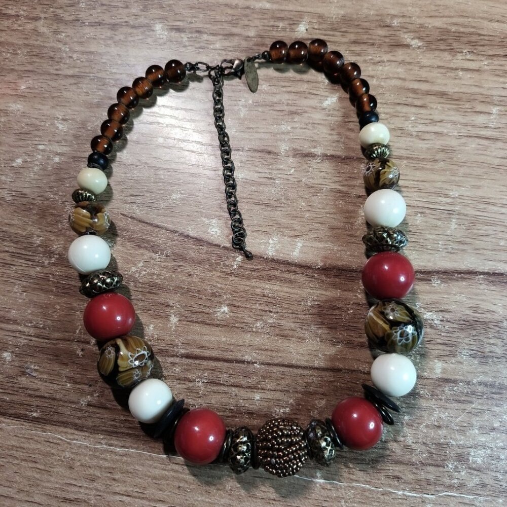 NY Beaded Statement Necklace